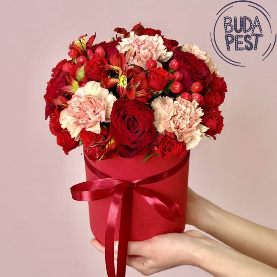 Passionate - flower box - only to Budapest