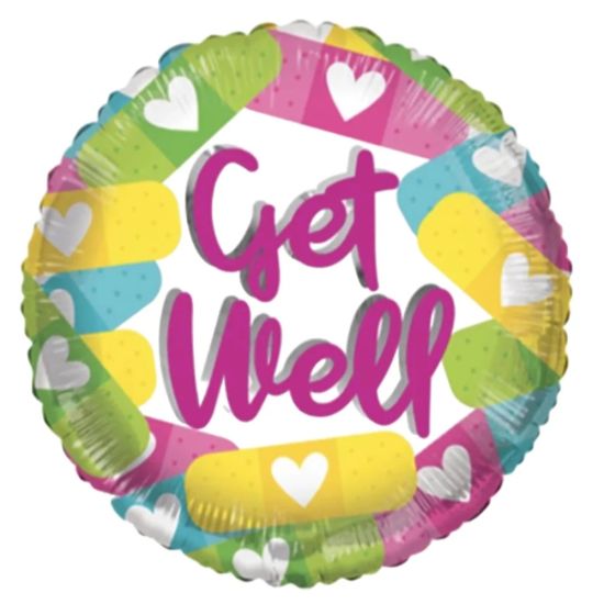 Get well balloon ball with Helium (46cm )