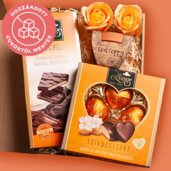 Love heart -  sugar-free gift box
