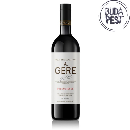 Villányi Portugieser red wine- Gere A - Only to BUDAPEST