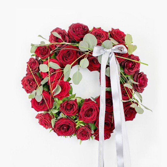 It is only with the heart that one can see rightly - open wreath