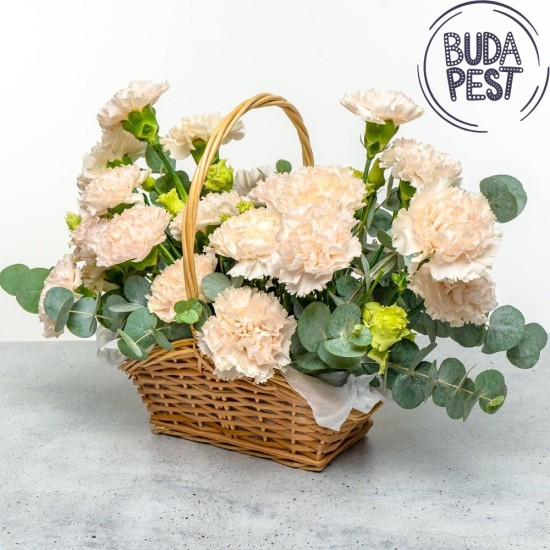 Kikötő - virágkosár- csak Budapestre