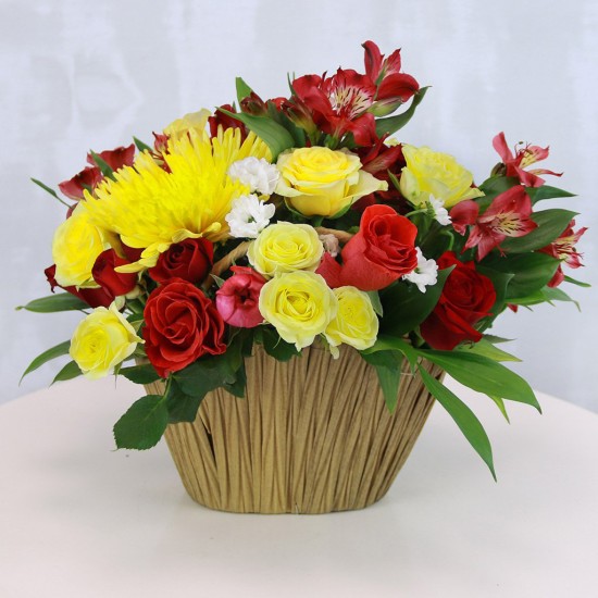 Autumn dream - flower basket