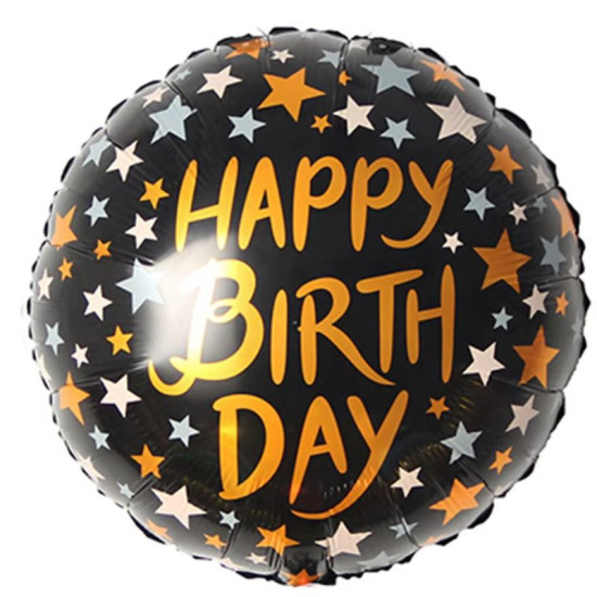 Birthday balloon  with  Helium (40cm )