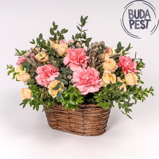 Erdei levegő - virágkosár- csak Budapestre